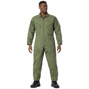 Rothco Olive Green Flight Suit Intermediate Small | Tactical Utility Jumpsuit